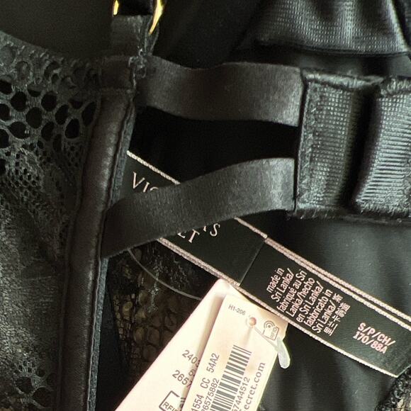 VICTORIA'S SECRET Very Sexy Bombshell Fishnet Floral Teddy, Small - Picture 3 of 3